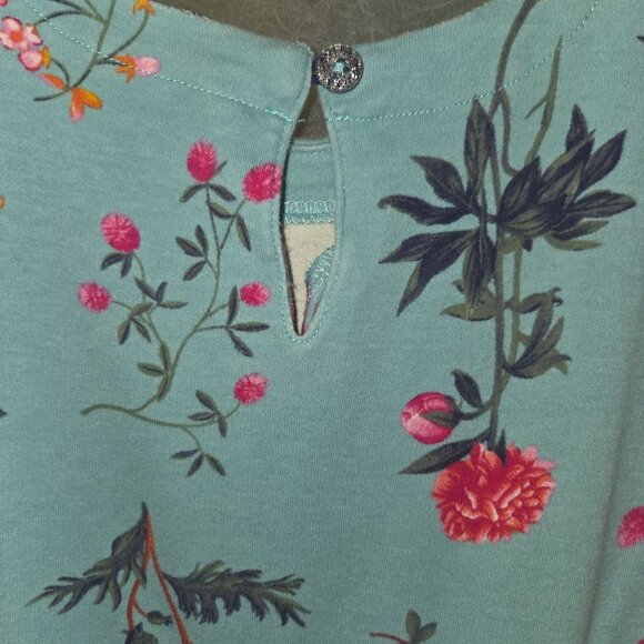 Joules Girls Floral Long Sleeve Dress 4Y Blue 3943 - Picture 3 of 8